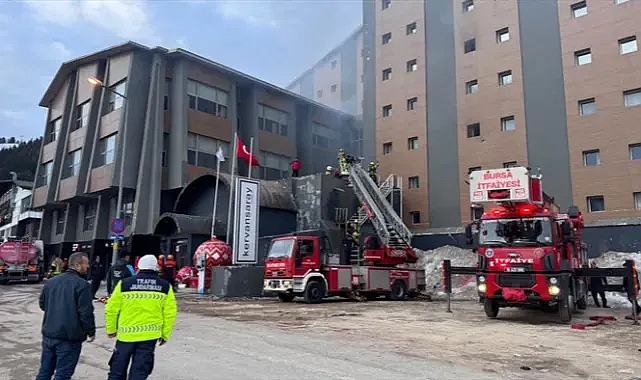 ULUDAĞ'DA OTEL YANGINI: 1 ÖLÜ