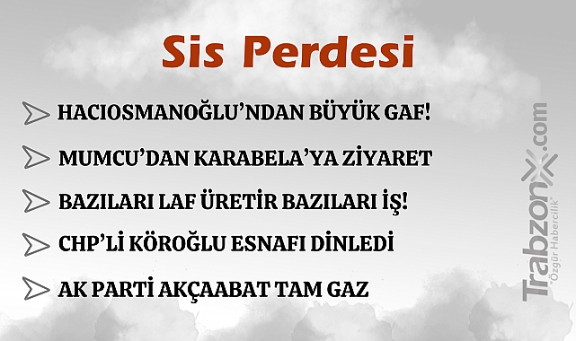 30.04.2025 SİS PERDESİ