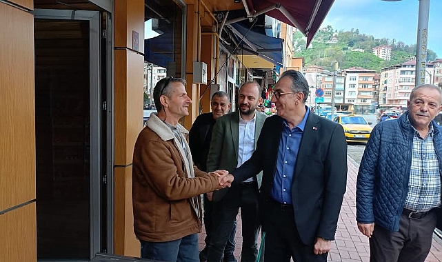 BAŞKAN AZİZOĞLU ESNAFLA BULUŞTU