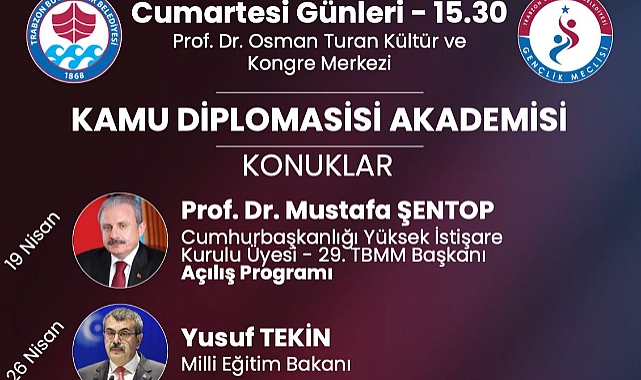 BÜYÜKŞEHİR GENÇLİK MECLİSİ ÜNLÜ İSİMLERİ TRABZON’DA GENÇLERLE BULUŞTURACAK