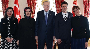 CUMHURBAŞKANI ERDOĞAN, MİNGUZZİ AİLESİNİ KABUL ETTİ 