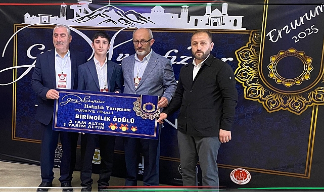 HAFIZ OSMAN TÜRKİYE BİRİNCİSİ... TRABZON'UN GURURU OLDU