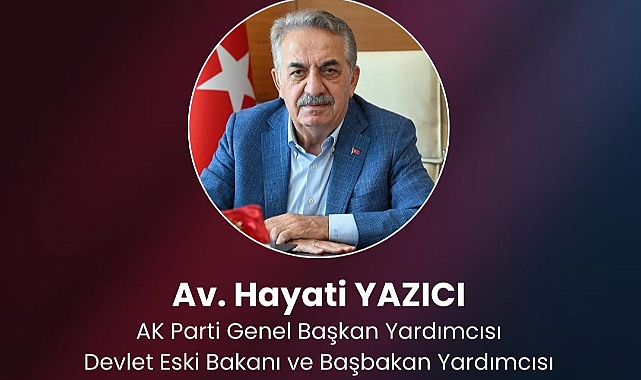 HAYATİ YAZICI TRABZON'DA GENÇLERLE BULUŞACAK