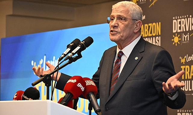 İYİ PARTİ LİDERİ DERVİŞOĞLU İDDİALI KONUŞTU: BEN SİZE İKTİDAR VAAT EDİYORUM