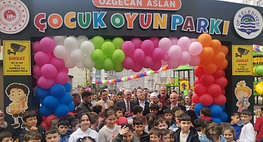 OF'TA 'ÖZGECAN ASLAN' OYUN PARKI AÇILDI