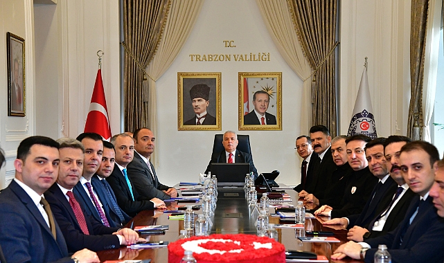 TRABZON'UN ASAYİŞİ MASAYA YATIRILDI