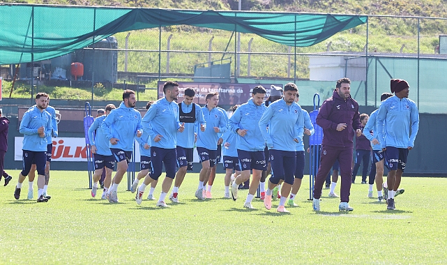 TRABZONSPOR, 5 EKSİKLE ÇALIŞTI
