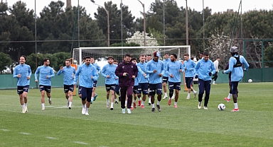 TRABZONSPOR'DA DERBİ MESAİSİ BAŞLADI 