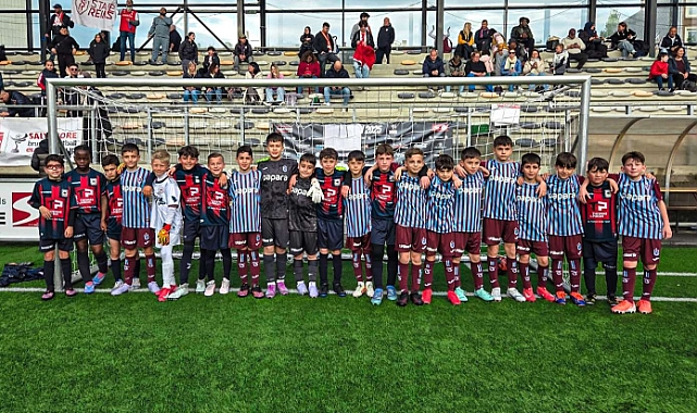 TRABZONSPOR'UN MİNİKLERİ AVRUPA'DA FIRTINA GİBİ ESTİ