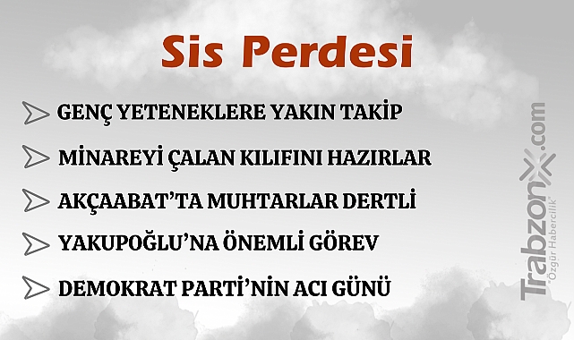 01.05.2025 SİS PERDESİ
