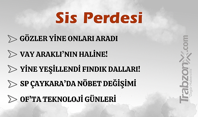 20.05.2025 SİS PERDESİ