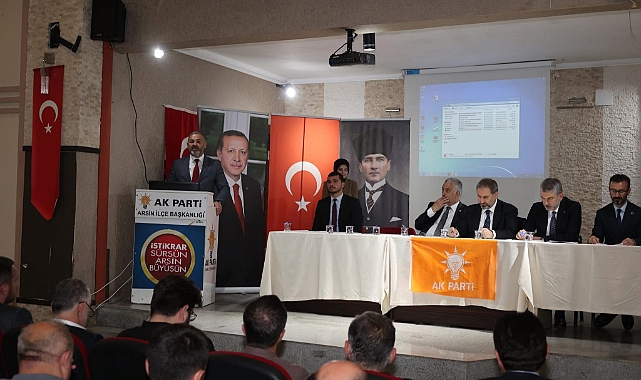 AK PARTİ ARSİN'DE SULAR DURULMUYOR!