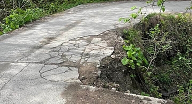 ARAKLI'DA FACİAYA DAVETİYE... SIRAT KÖPRÜSÜ GİBİ YOL!