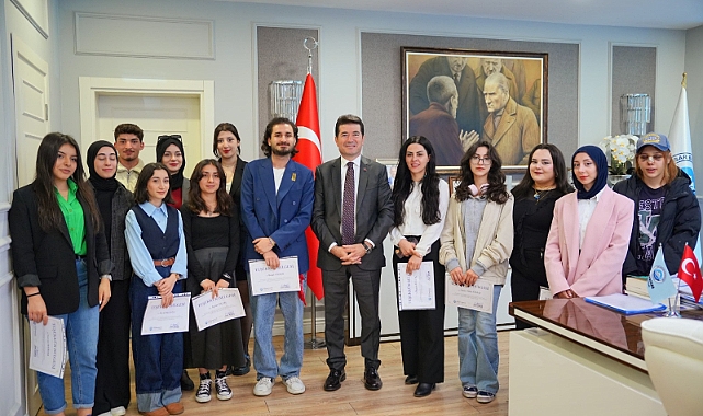 BAŞKAN KAYA'DAN ÖĞRENCİLERE TEŞEKKÜR BELGESİ