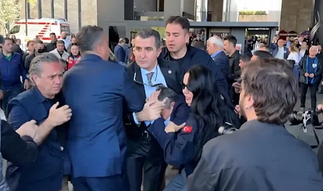 CHP LİDERİ ÖZEL'E SALDIRI... SALDIRGAN GÖZALTINDA...