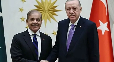 CUMHURBAŞKANI ERDOĞAN, PAKİSTAN BAŞBAKANI ŞERİF İLE GÖRÜŞTÜ 