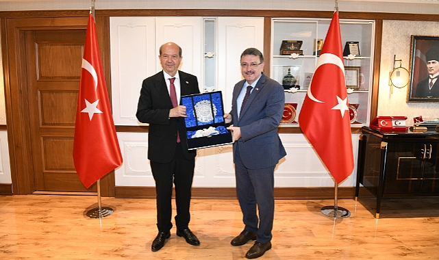 CUMHURBAŞKANI TATAR, BAŞKAN GENÇ'İ ZİYARET ETTİ