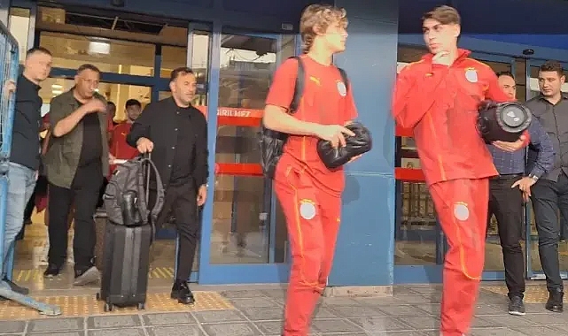 GALATASARAY KAFİLESİ TRABZON'DA