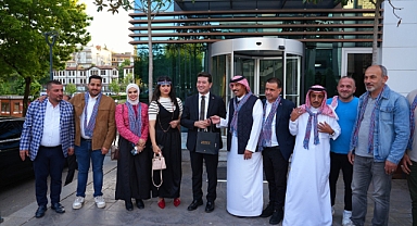 GAZETECİLERDEN BAŞKAN KAYA'YA ZİYARET! 