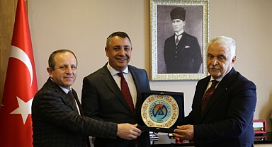 GÜMÜŞHANELİ BELEDİYE BAŞKANLARINDAN AVRASYA ÜNİVERSİTESİNE ZİYARET