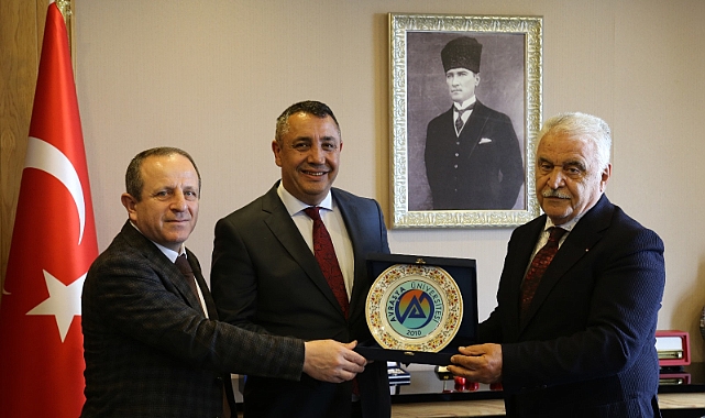 GÜMÜŞHANELİ BELEDİYE BAŞKANLARINDAN AVRASYA ÜNİVERSİTESİNE ZİYARET