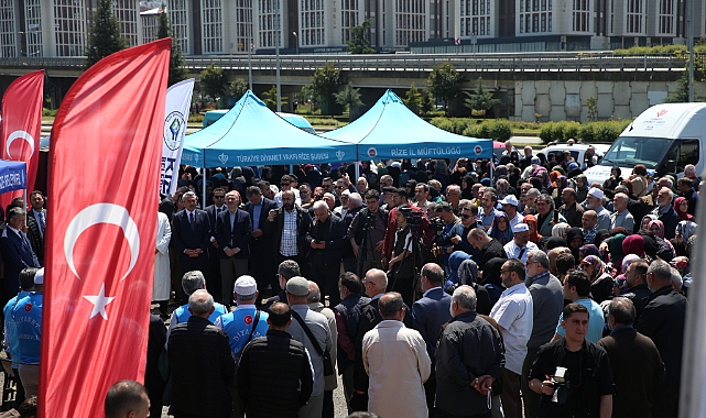 HACI ADAYLARI KUTSAL TOPRAKLARA UĞURLANDI