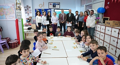 MİNİKLERDEN GERİ DÖNÜŞÜM KAMPANYASINA ANLAMLI DESTEK 