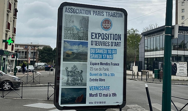 PARİS SOKAKLARINDA TRABZON AFİŞLERİ