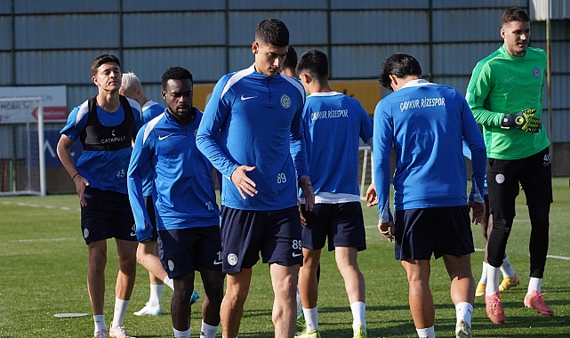 RİZESPOR, BEŞİKTAŞ MESAİSİNE BAŞLADI