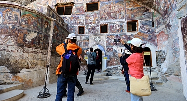 SÜMELA MANASTIRI'NA ZİYARETÇİ AKINI