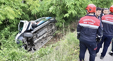 TRABZON'DA KORKUTAN KAZA: 5 YARALI 