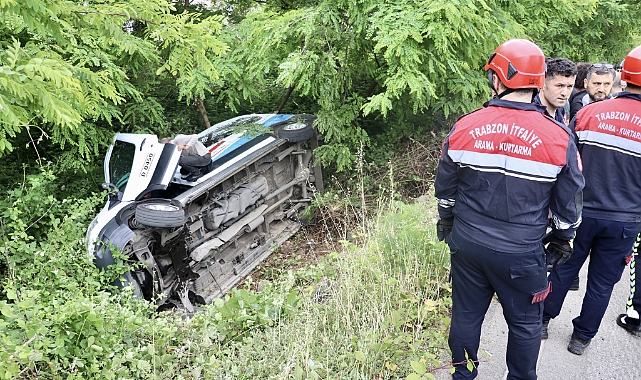 TRABZON'DA KORKUTAN KAZA: 5 YARALI