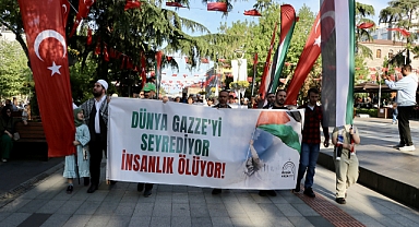 TRABZON'DAN FİLİSTİN'E DESTEK 