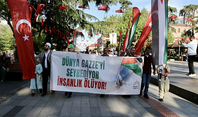 TRABZON'DAN FİLİSTİN'E DESTEK