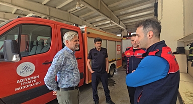 TRABZONLU İTFAİYECİLERDEN ANLAMLI ZİYARETLER