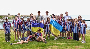 ZUBKOV, SİKAN VE BATAGOV UKRAYNALI ÇOCUKLARLA BİR ARAYA GELDİ