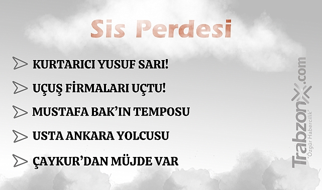 16.06.2025 SİS PERDESİ
