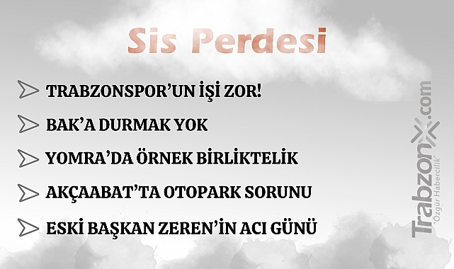 19.06.2025 SİS PERDESİ