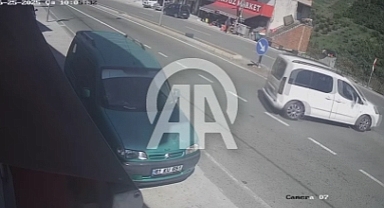 AKÇAABAT'TA KORKUTAN KAZA