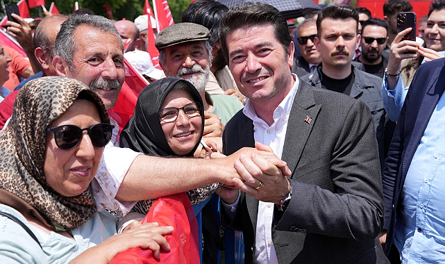 BAŞKAN AHMET KAYA'YA BAYBURT'TA YOĞUN İLGİ