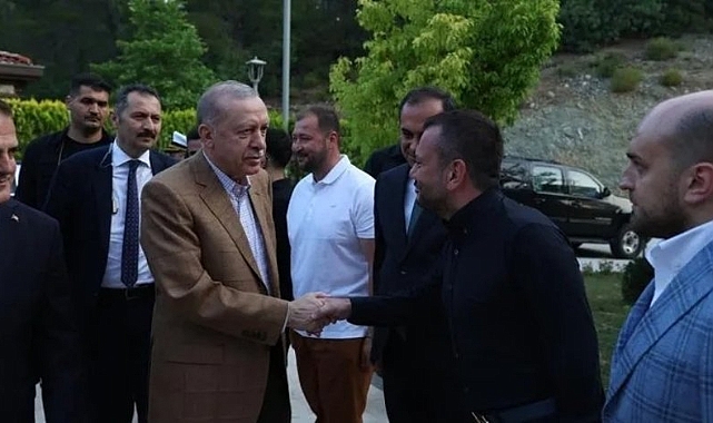 BAŞKAN DOĞAN, CUMHURBAŞKANI ERDOĞAN İLE BAYRAMLAŞTI