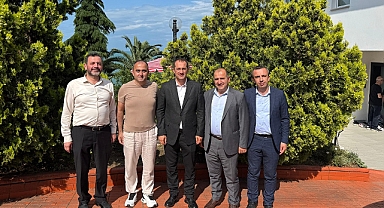 BAŞKAN EKİM HACI ADAYLARINI ZİYARETTE 