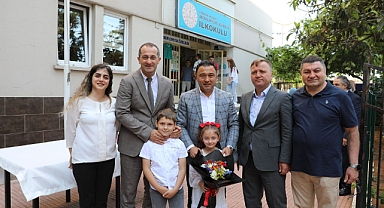 BAŞKAN EKİM KARNE HEYECANINA ORTAK OLDU 