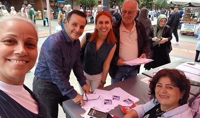 CHP ORTAHİSAR'DAN MURAT ÇALIK'A MEKTUPLU DESTEK