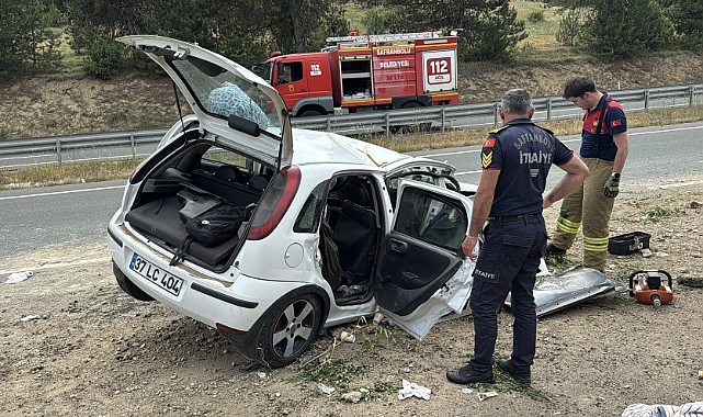 FECİ KAZA: 1 ÖLÜ, 3 YARALI