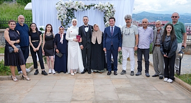 HASAN PAŞA ASKER HAMAMI MÜZESİ’NDEKİ İLK NİKAHI, BAŞKAN KAYA KIYDI