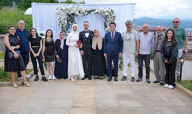 HASAN PAŞA ASKER HAMAMI MÜZESİ’NDEKİ İLK NİKAHI, BAŞKAN KAYA KIYDI