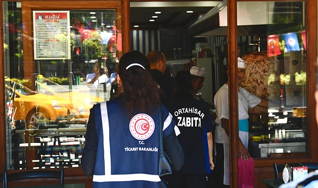 ORTAHİSAR BELEDİYESİ'NDEN TURİZM İŞLETMELERİNE DENETİM