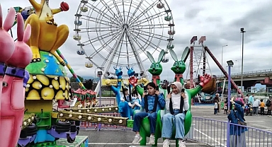 TRABZON'DA MİNİKLERE LUNAPARK JESTİ... ÜCRETSİZ