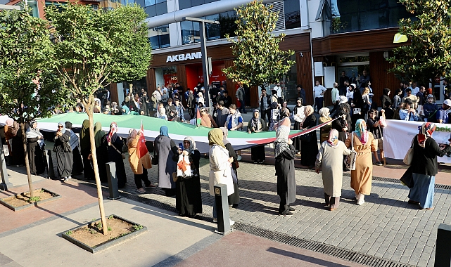 TRABZON'DAN FİLİSTİN'E DESTEK YÜRÜYÜŞÜ